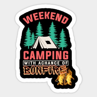 Camping Sticker